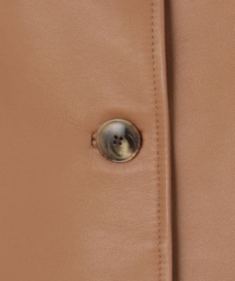 23区 S(ニジュウサンク エス)のラムレザー ステンカラー ジャケット