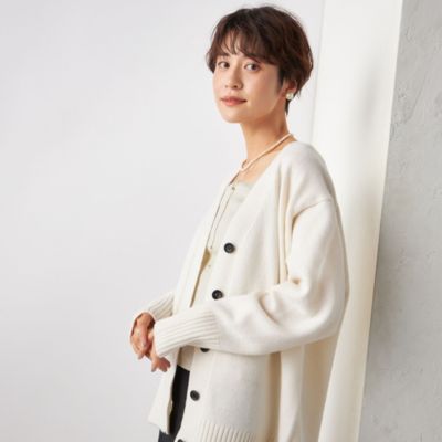 NOLLEY'S(ノーリーズ)の◇【WEB限定】カシミヤブレンド長めVネック