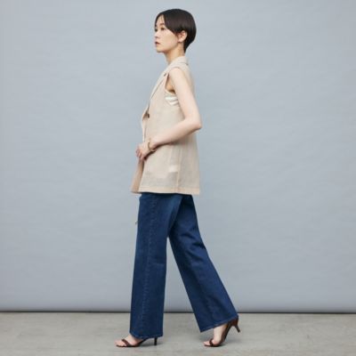 Rie Miller(リエミラー)の【RM denim】センタープレスハイ