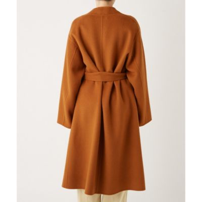 定価4.9万】GALLARDAGALANTE ウール ノーカラー ロングコート www