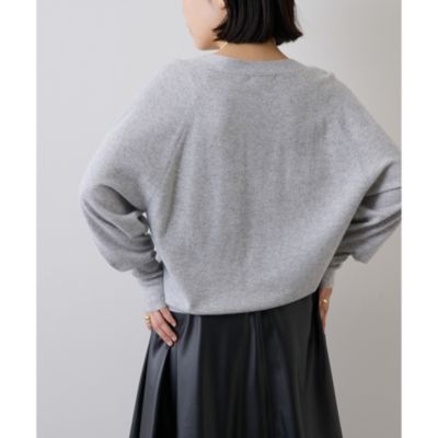Whim Gazette(ウィム ガゼット)のカシミヤVネックプルオーバー