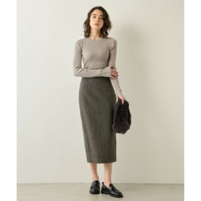 Whim Gazette(ウィム ガゼット)のRIB クルーネックプルオーバー通販