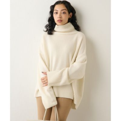 Whim Gazette / 23AW/ウールタートルニット/FREE/ウール/BEG/WGZ1032205A0013 Whim Gazette(ウィム ガゼット)のウールタートルニット通販 | 集英社