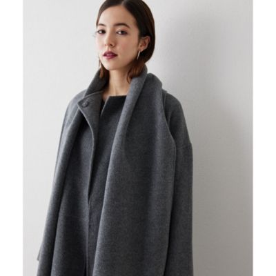 Whim Gazette(ウィム ガゼット)のストール付リバーコート通販 | 集英社