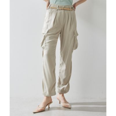 Whim Gazette(ウィム ガゼット)のバックサテンカーゴパンツ通販