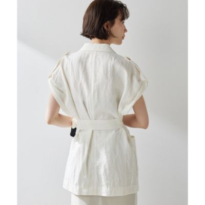 Whim Gazette フレンチリネンジレ Whim Gazette（ウィムガゼット）の「フレンチリネンジレ（ベスト
