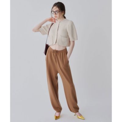 Whim Gazette(ウィム ガゼット)の【GEMINI】14Gスムースニットパンツ