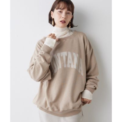 Whim Gazette(ウィム ガゼット)のピグメントロゴウラケプルオーバー