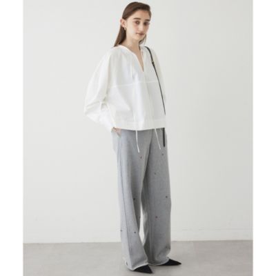 美品 THE PAUSE ウィムガゼット スウェット オールインワン plage THE PAUSE】スウェットアメスリーブオールインワン | Whim