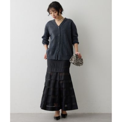 Whim Gazette ミラノリブカーディガン美品 Whim Gazette(ウィム ガゼット)のミラノリブカーディガン通販 | 集英社