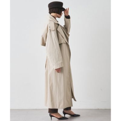 ウィムガゼット　雑誌掲載完売コート　スプリングコート　トレンチ Whim Gazette(ウィム ガゼット)のロングトレンチコート通販 | 集英社