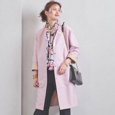 United Arrows ユナイテッドアローズ のubcb バイカラー ノーカラー コート 通販 Leeマルシェ