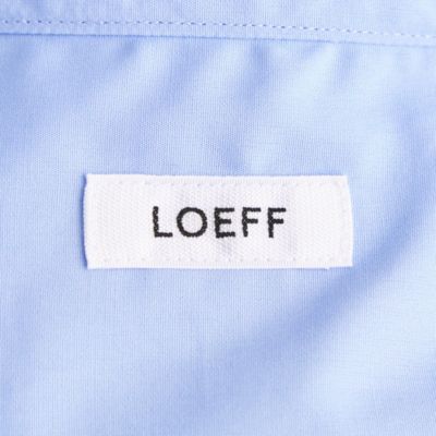 LOEFF(ロエフ)の＜LOEFF＞コットン ブロード バンドカラーシャツ通販 ...