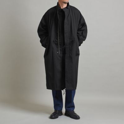 LOEFF(ロエフ)の＜LOEFF＞OX スタンドカラー ミリタリーコート BLACK