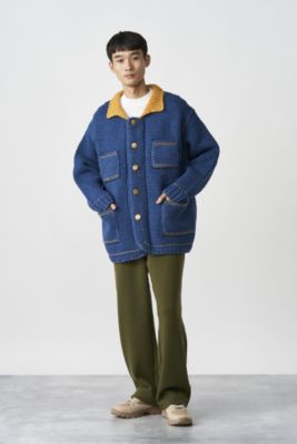 gim context(ジムコンテキスト)のHand－Knitted Coverall Jacket通販