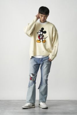 FORSOMEONE(フォーサムワン)のMICKEY DAMAGE SWEATER通販 | mirabella