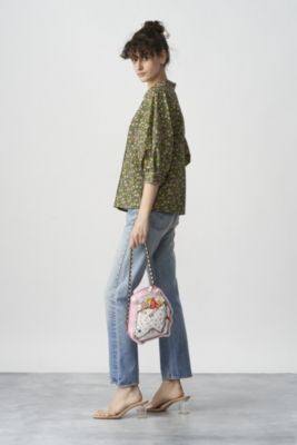 Maison Kitsune by designer Olympia Le-Tan OLY SWEET DREAMS EMBROIDERED BAG