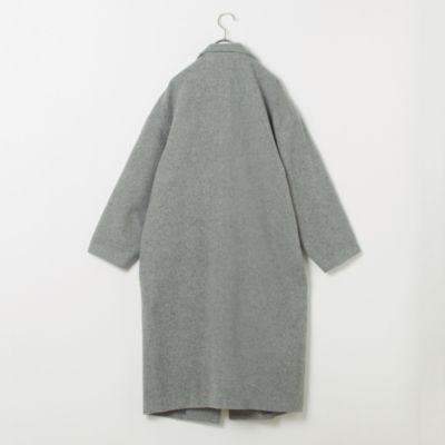 ミズイロインド LEE別注 スタンドカラーウールコート 日本製 24AW mizuiro ind(ミズイロインド)の【LEE別注】スタンドカラーウールコート