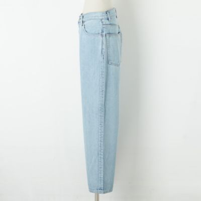 YLEVE 【五明祐子さんセレクト】【洗える】13.5oz DENIM BAGGY FADE