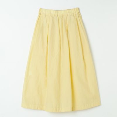 美品 nicholson & nicholson タックスカート nicholson & nicholson | 〈別注〉 コットン タックスカート WOMEN