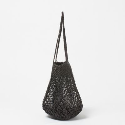 ヌキテパ　llic Macrame Tote Bag Metallic Macrame Tote Bag | Pasand by ne Quittez pas