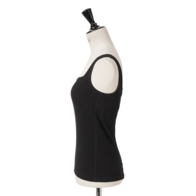 OUR WACOAL カップインコットンリブタンクトップ M BLACK Amazon | [アワワコール] カップ付きコットンリブタンクトップ