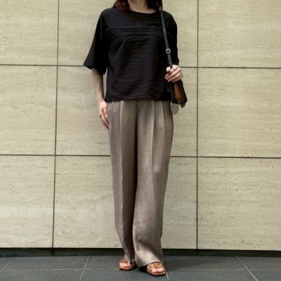 美品 Chaos アイアス パンツ スリット スリム リネンライク 38 カオス Chaos（カオス）の「【セットアップ】アイアススリムパンツ