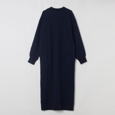 Oblada スウェットワンピース　ブラック Oblada(オブラダ)のCOLLEGE SWEAT DRESS通販 | 集英社HAPPY PLUS STORE