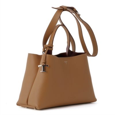 やまさん　Tod's Tライオン トープ レザー トートバッグ TOD'S(トッズ)の【SPURSHOP】トップハンドル レザーバッグ通販