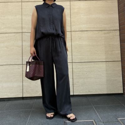 1er Arrondissement キュプラフィブリルノースリーブ&パンツ
