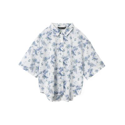 mizuiro ind(ミズイロインド)の花柄ハーフスリーブシャツ通販 | 集英社