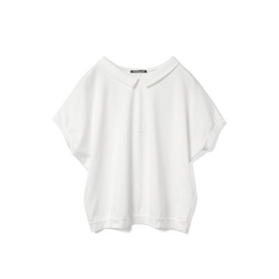 mizuiro ind(ミズイロインド)のシャツカラードルマンプルオーバー通販 