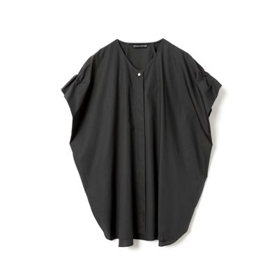 mizuiro ind(ミズイロインド)のVネックワイドチュニックシャツ通販 