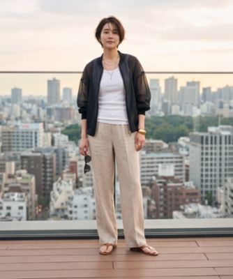 STYLE DELI(スタイルデリ)の【DELI by】UVカットエアリーシアーZIP