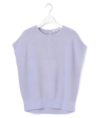 25SS✨新品タグ 23区 【洗える】コットンアセテート オーバーサイズ ニット 23区(ニジュウサンク)の【洗える】コットンアセテート オーバー