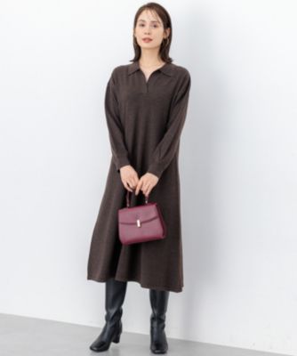 組曲(クミキョク)の【加藤ローサさん着用】スキッパーニット