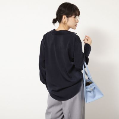 ノーリーズソフィー（NOLLEY’S sophi）/ウォッシャブルスエードサテンシャツ NOLLEY'S sophi(ノーリーズソフィー)のウォッシャブルスエードサテン