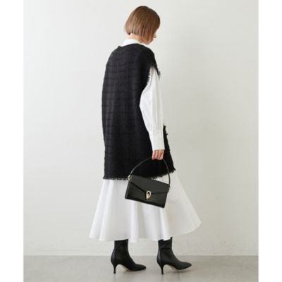 Whim Gazette ウィムガゼット 22AW モヘヤ　ニットツイードベスト Whim Gazette ウィムガゼット 22AW モヘヤ ニットツイードベスト