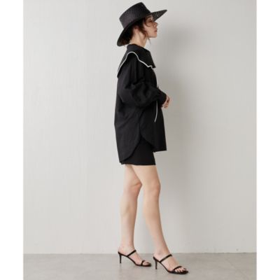 【美品】ウィムガゼット リネン パイピング ブラウス 23SS リネン Whim Gazette(ウィム ガゼット)のリネンワイドパンツ通販