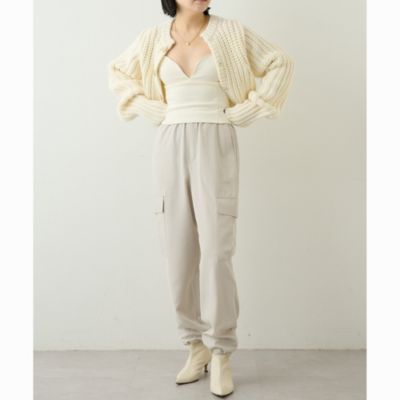 【Whim Gazette】カーゴパンツ Whim Gazette(ウィム ガゼット)のパウダリーカーゴパンツ通販