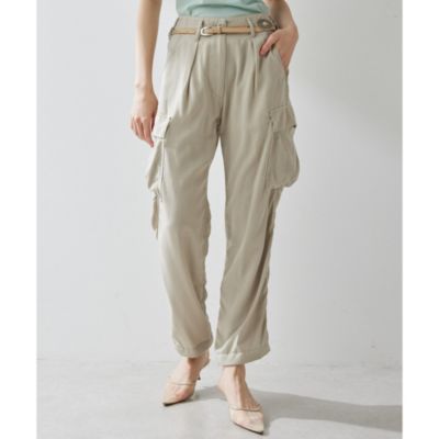 超美品☆【Whim Gazette】バックサテンカーゴパンツ Whim Gazette(ウィム ガゼット)のバックサテンカーゴパンツ通販