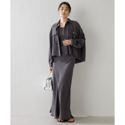 【Whim Gazette】テンセル™繊維使用シャツ ウィムガゼット Whim Gazette テンセル（TM）繊維使用シャツ