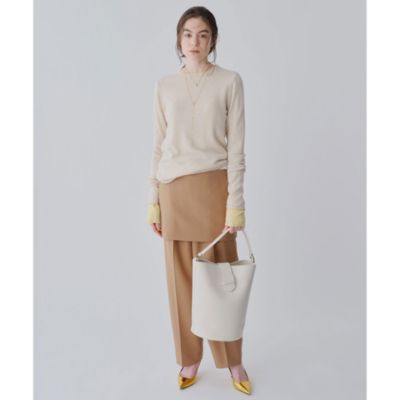 Whim Gazette(ウィム ガゼット)の【GEMINI】ウールミニスカート通販