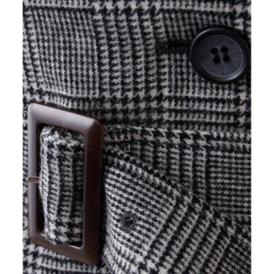 Whim Gazette(ウィム ガゼット)のウールミドルトレンチコート通販