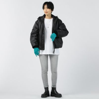 JANE SMITH(ジェーンスミス)のNYLON TAFFETA HOODIE MA－1 JACKET通販