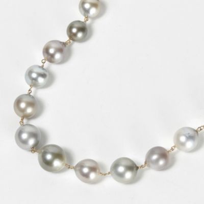 Bon Magique パールネックレス約40cm 白蝶バロックパール ネックレス – Bon Magique