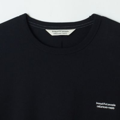 tシャツ ビューティフルピープル beautiful people 60/3 jersey          outline logo T レディース 60/3 jersey outline logo T – beautiful people online store