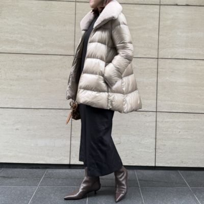 HERNO(ヘルノ)のエコファー襟ダウン通販 | 集英社HAPPY PLUS STORE