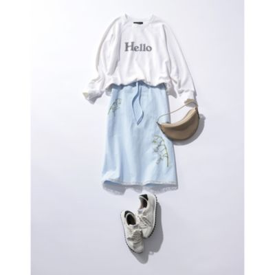 MADISONBLUE(マディソンブルー)のHELLO SWEAT L／S URAKE DYED通販