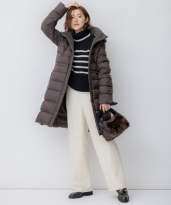 訳あり美品 ❉ 23区 シレータフタ ダウンコート ロング 48 大きいサイズ 23区 L(ニジュウサンク エル)の【VERY掲載/新色追加】シレータフタ